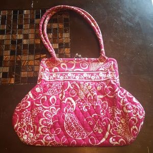 Vera Bradley Twirly Bird's Pink 'Alice' Handbag💚